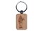 Fireman Firefighter Rescue with Axe Engraved Wood Rectangle Keychain Tag Charm